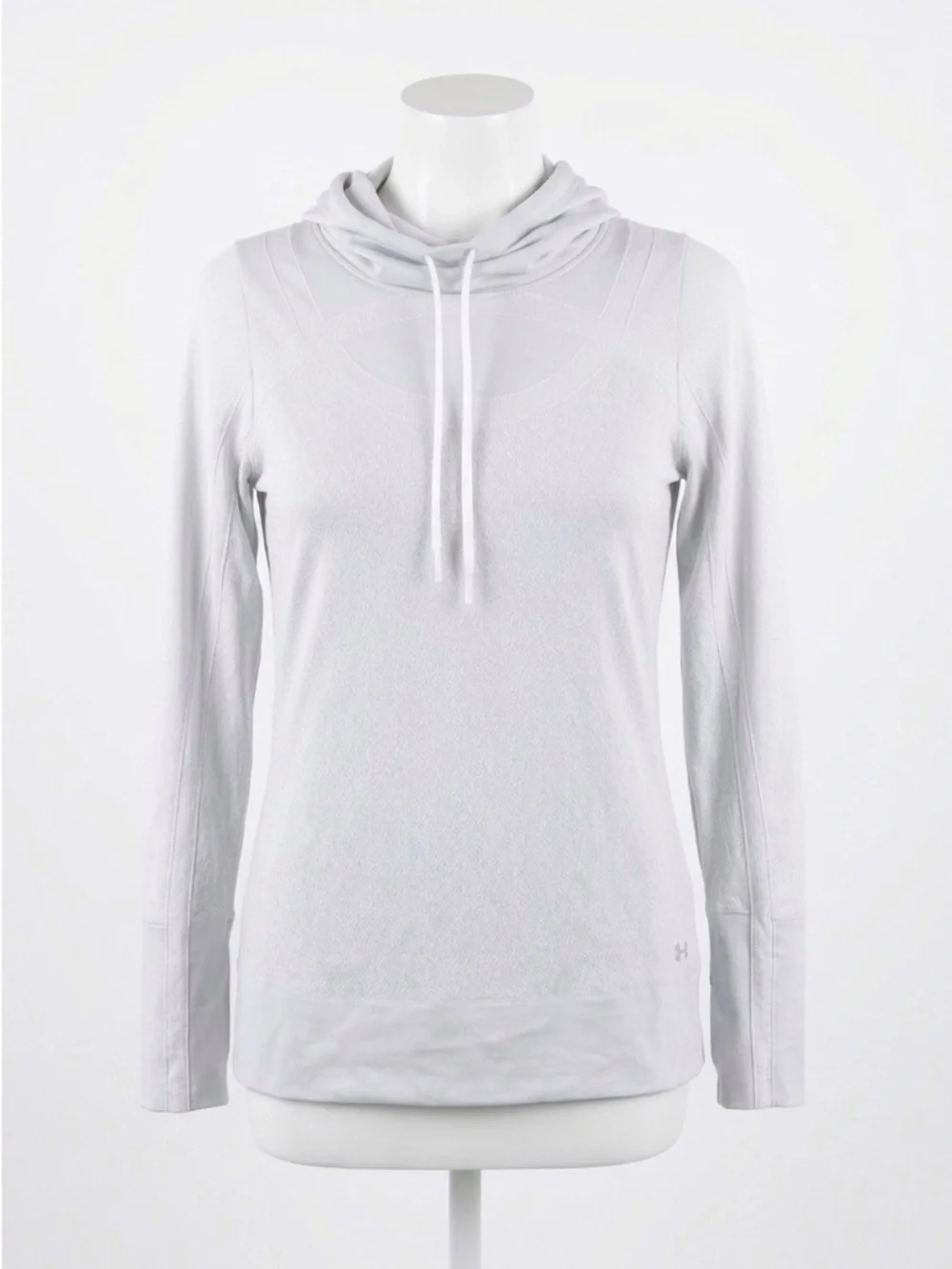 Under Armour Women's White Hooded Lightweight Long-Sleeve Top - Picture 1 of 5